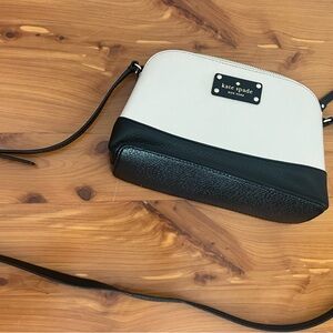 Kate Spade Black and White Crossbody Bag